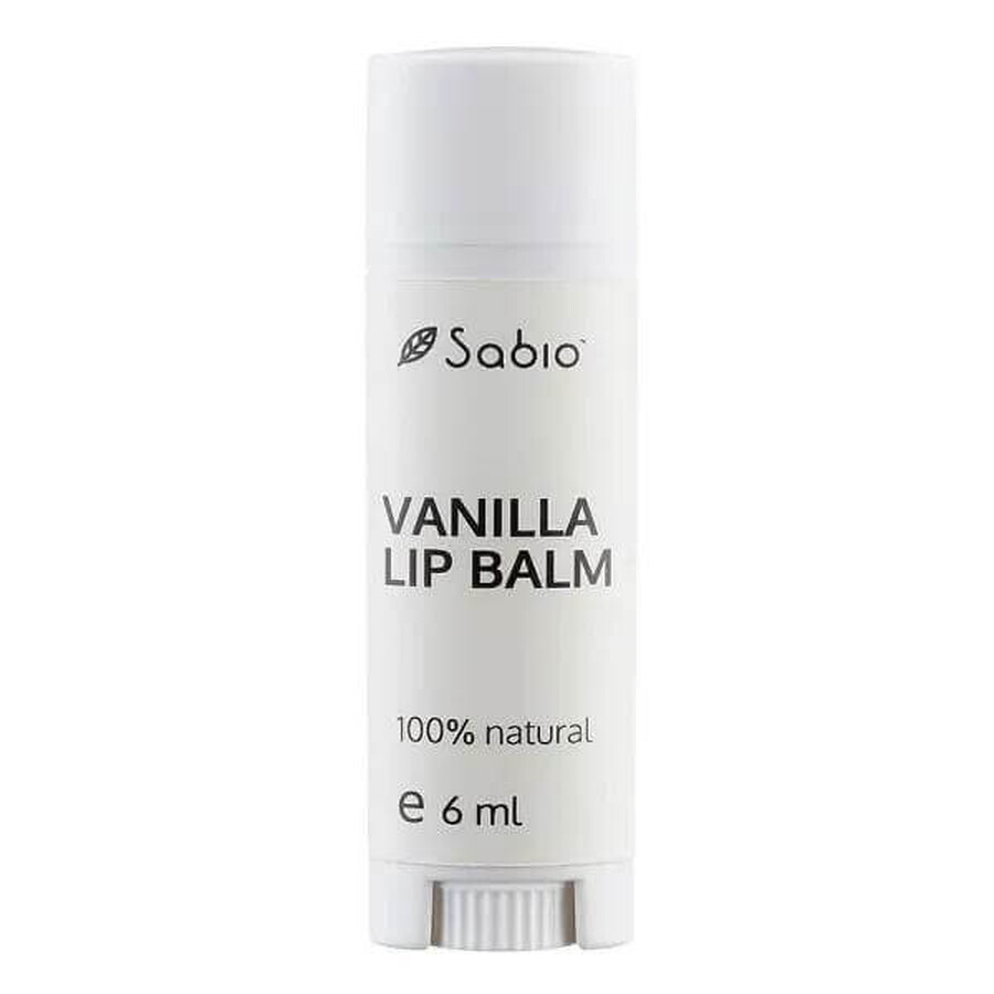 Lip balm with vanilla, 6 ml, Sabio