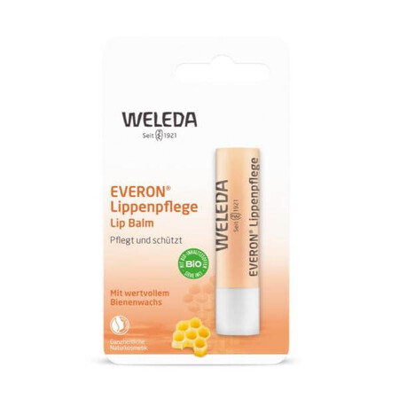 Everon lippenbalsem met beschermingsfactor 4, Weleda