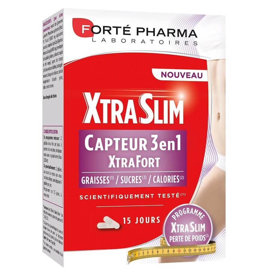 XtraSlim CAPTURE 3 in 1, 60 Kapseln, Forte Pharma