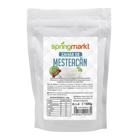 Zahar de mesteacan, 500 g, Spring Markt