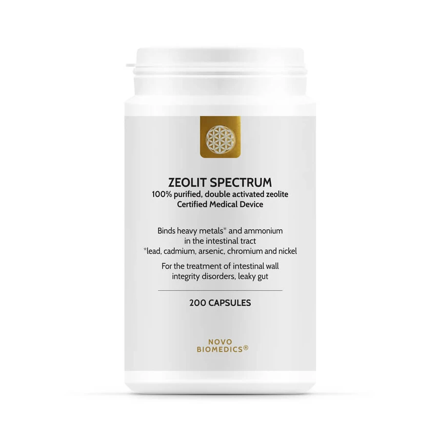 Zeolite Spectrum, 200 capsules, Novo Biomedics