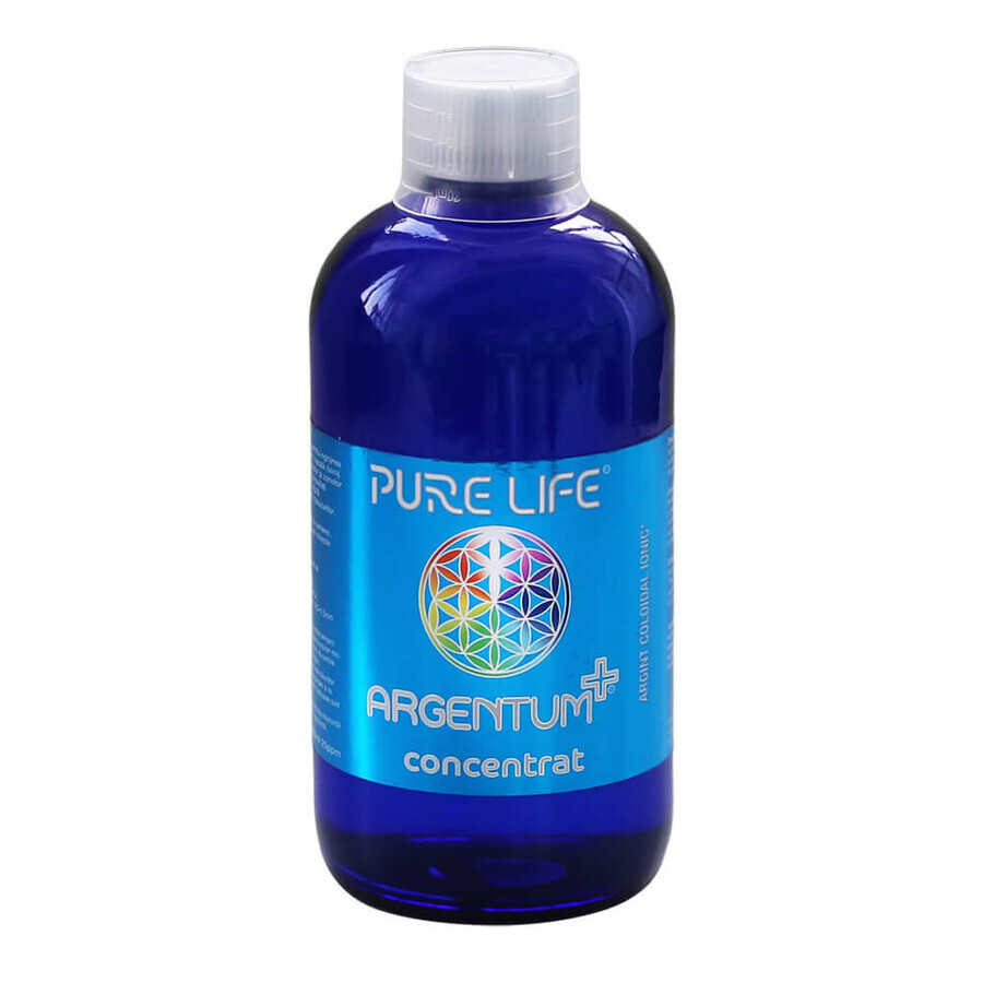 ARGENTUM+25 Concentraat, Colloïdaal Ionisch Zilver, 480ml, Pure Life