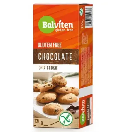 Glutenvrije koekjes met chocolade, 130 g, Balviten