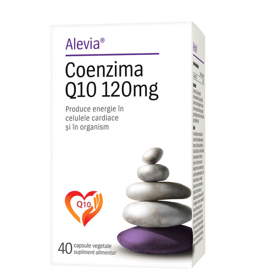 Coenzyme Q10, 120 mg, 40 vegetable capsules, Alevia