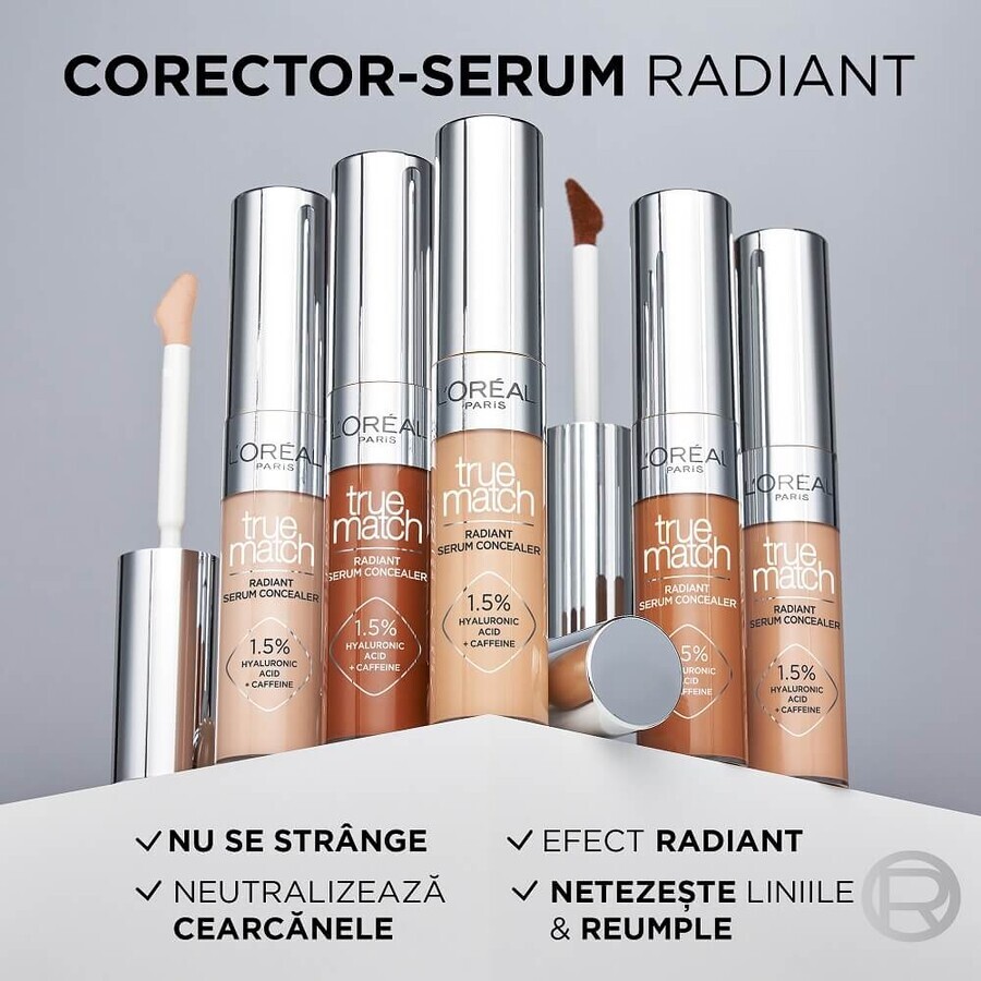 True Match Serum Concealer, tonalità 0.5D, 10 ml, Loreal