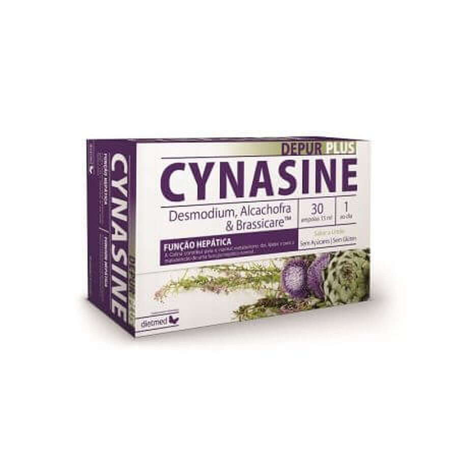 Cynasine Depur Plus, 30 ampoules x 15 ml, Dietmed