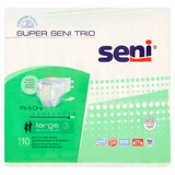 Super Seni Trio, luierbroekjes, Large, 10 stuks