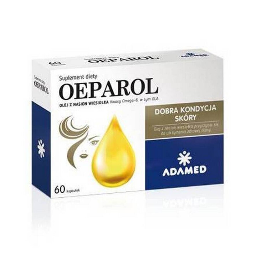 Oeparol, teunisbloem zaadolie, 60 capsules