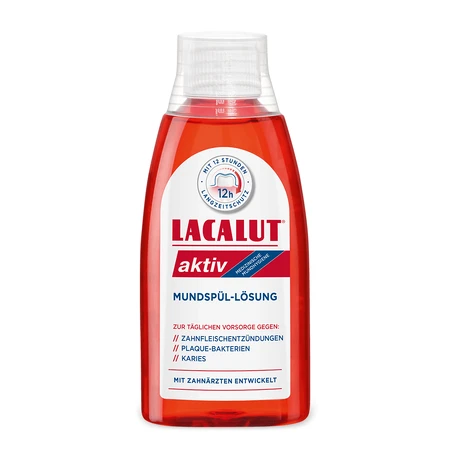 Lacalut Aktiv mouthwash, 300 ml CONTAMINATED PACKAGING