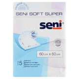 Seni Soft Super, hygiënische pads, 60 cm x 60 cm, 5 stuks