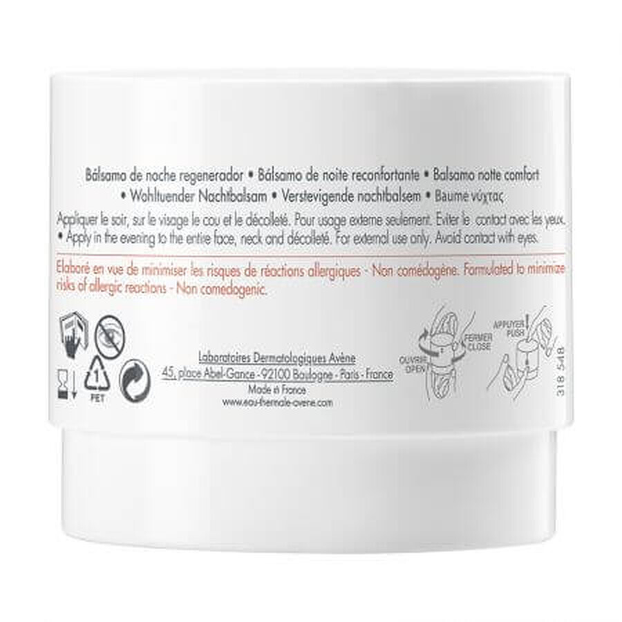 DermAbsolu baume de nuit réconfortant, 40 ml, Avène