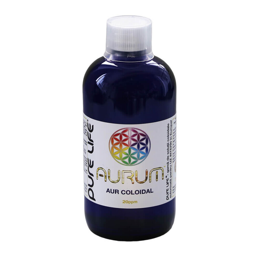 AURUM Colloidal gold 20ppm, 480ml, Pure Life