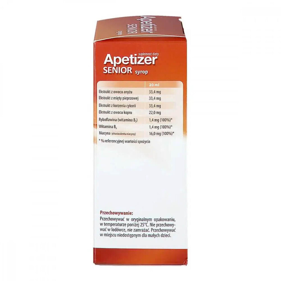 Apetizer Senior, jarabe, 100 ml