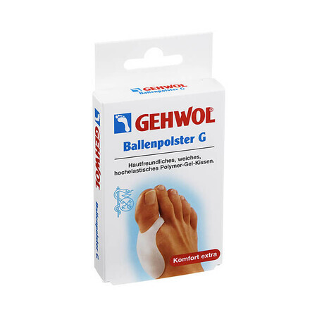 Gehwol Ballenpolster G antidrukkussen voor hallux 1 stuk