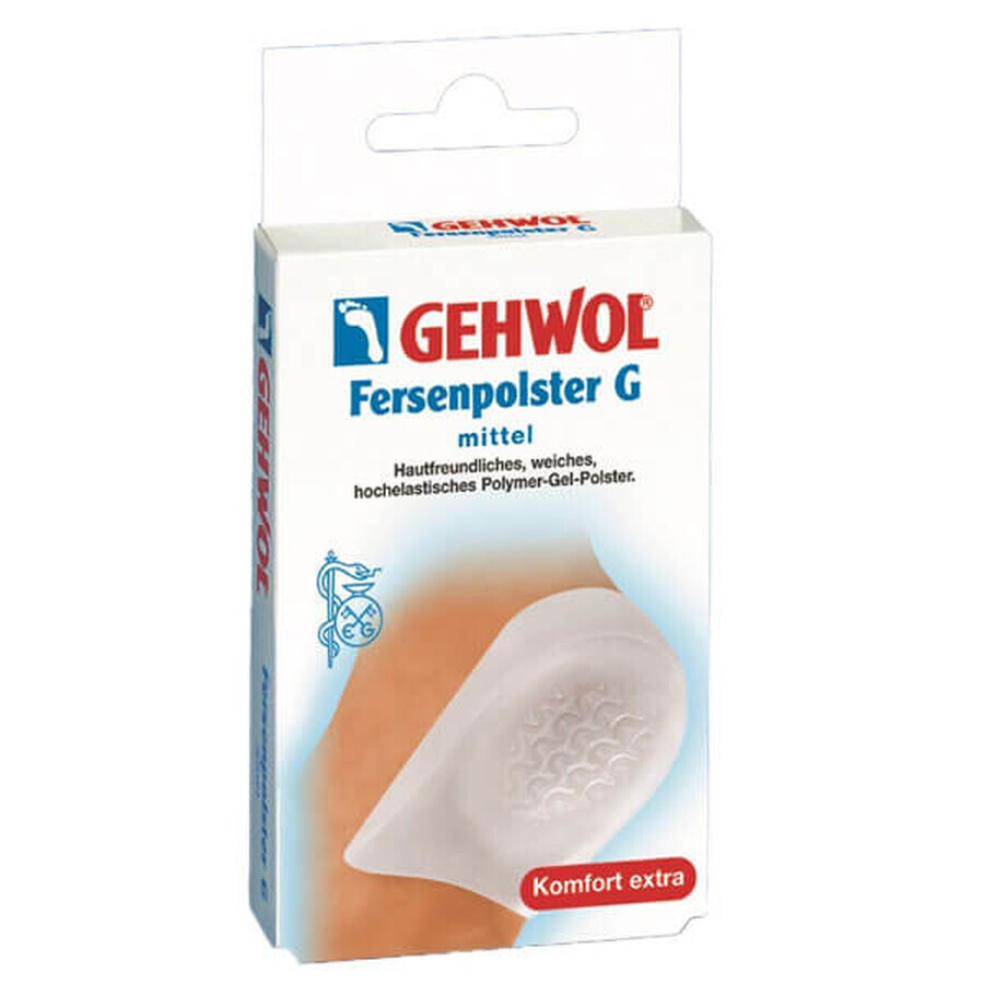 Gehwol Fersenpolster G, coussinet de protection du talon, moyen, 2 pièces