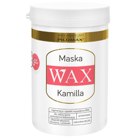 WAX Pilomax, Color Care, Kamilla, regenererend masker voor lichtgekleurd haar, voorkomt haaruitval 480 ml