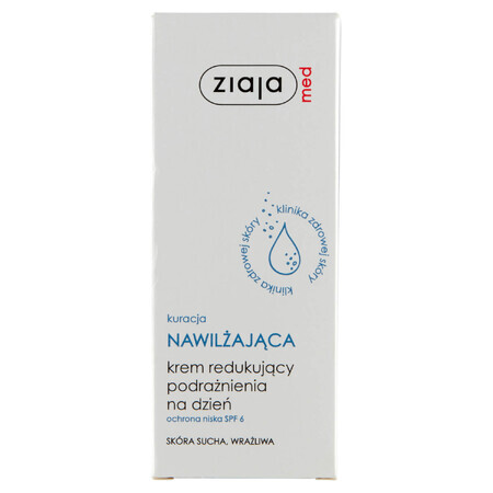 Ziaja Med, Hydraterende crème die irritatie vermindert, dag, 50 ml