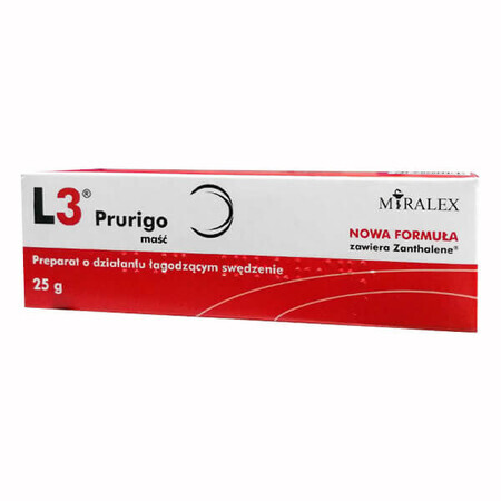 L3 Prurigo, Hautschutz und Pflegecreme, 25g