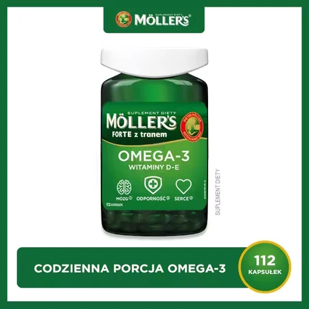 Omega-3-Fischöl Forte, 112 Kapseln, Möller's 