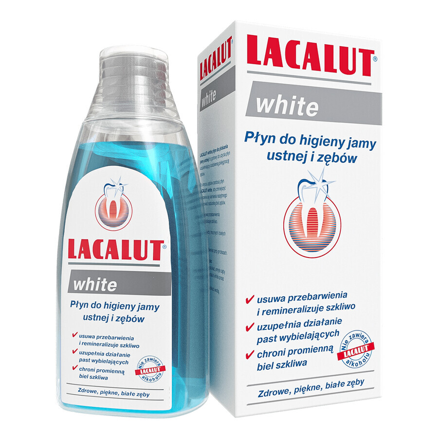 Lacalut Wit, mondwater, 300 ml