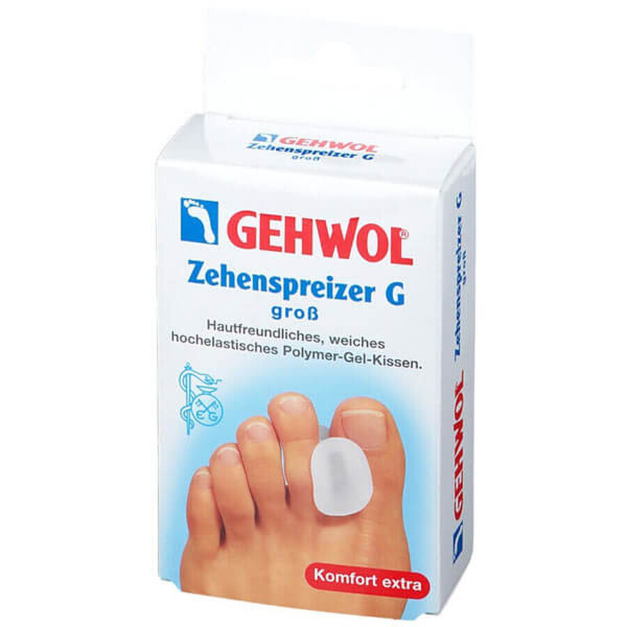 Gehwol Zehenspreizer G, Korrekturversteller für Zehen, groß, 3 Stück