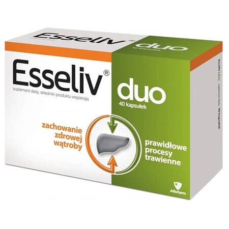 Esseliv Duo - Integratore Alimentare, 40 Capsule