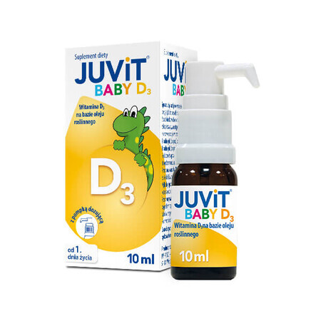 D3 Gocce Orale Neonati - Integratore Alimentare con Vitamina D3, 10ml