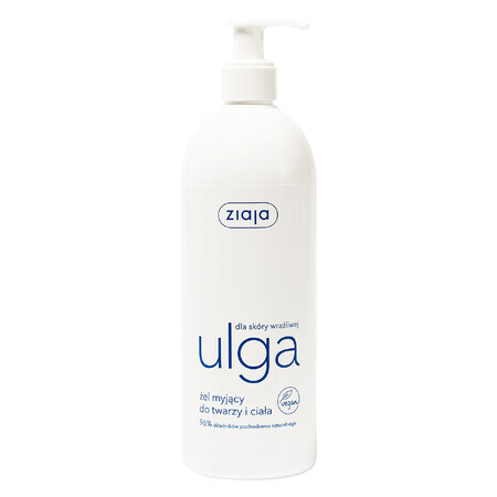 Ziaja Ulga, reinigingsgel voor gezicht en lichaam, 400 ml