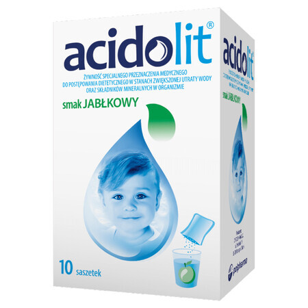 Acidolit, appelsmaak, 4,4 gx 10 zakjes