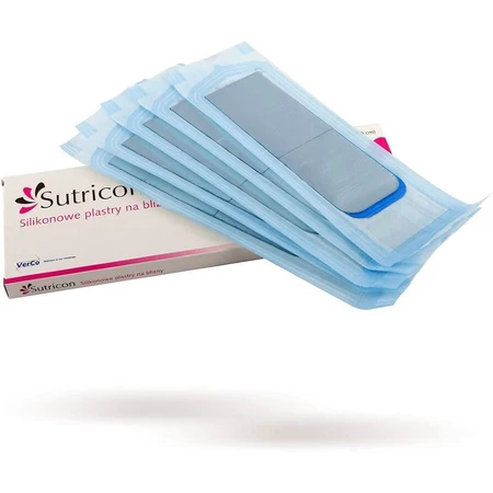 Sutricon, siliconenpleisters voor littekens 5 cm x 30 cm, 5 stuks