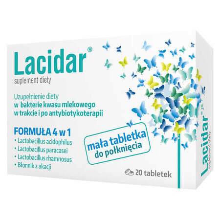 Lacidar, 20 tabletten