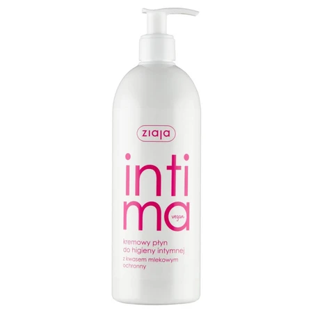Ziaja Intima, Crèmige intieme hygiënevloeistof met melkzuur, beschermend, 500 ml