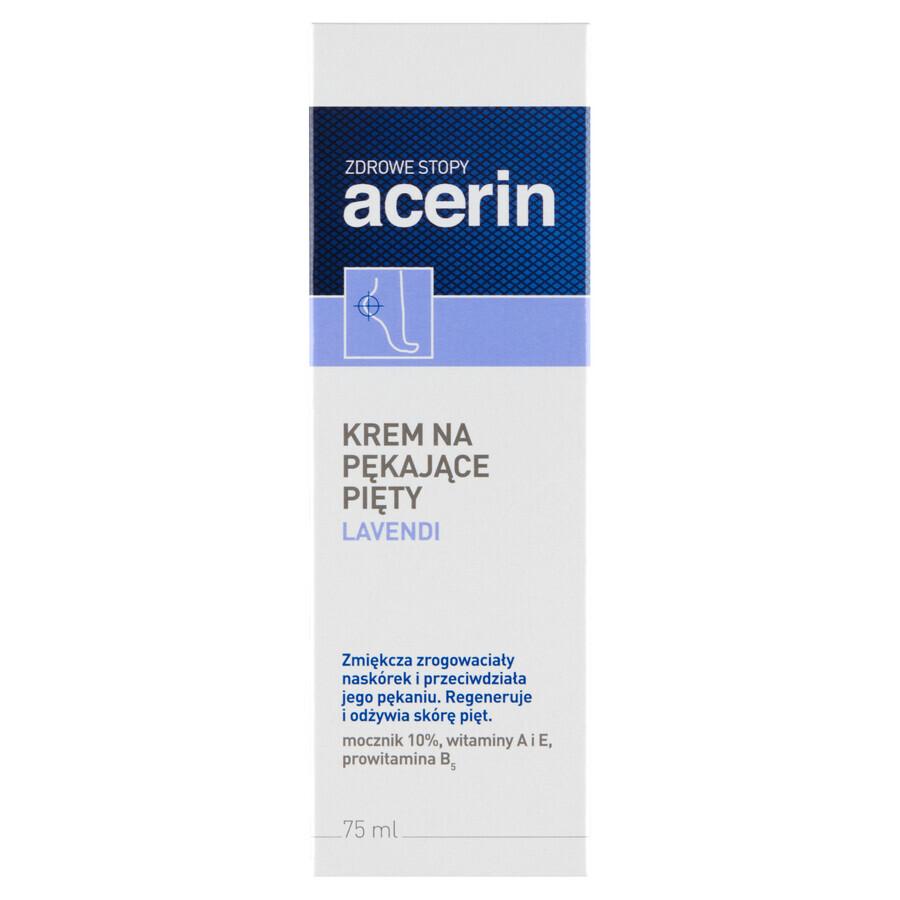 Acerin Lavendi, voetcrème voor gebarsten hielen, 75 ml