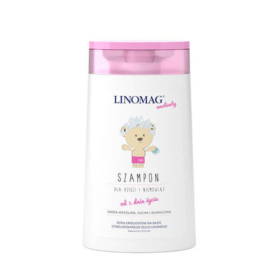 Linomag Verzachtende middelen, shampoo voor kinderen en zuigelingen vanaf 1 dag, 200 ml