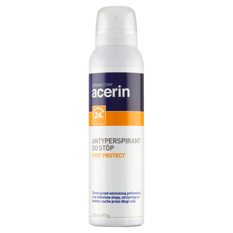 ACERIN Foot Protect, Anti-transpirant pour pieds, 100 ml DATE COURTE