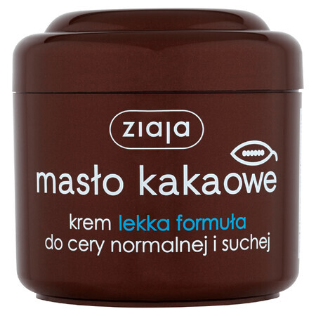 Ziaja Cacaoboter, crème, lichte formule voor normale en droge huid, 200 ml