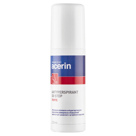 Acerin Forte antyperspirant do stóp, 100 ml - Dugi termin wanoci!