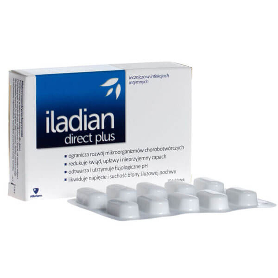 Iladian Direct Plus, 10 vaginale tabletten