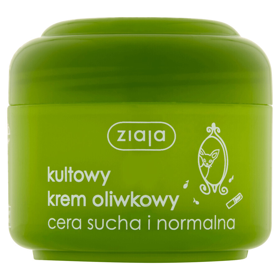 Ziaja Olive, crème, peaux sèches et normales, 50 ml