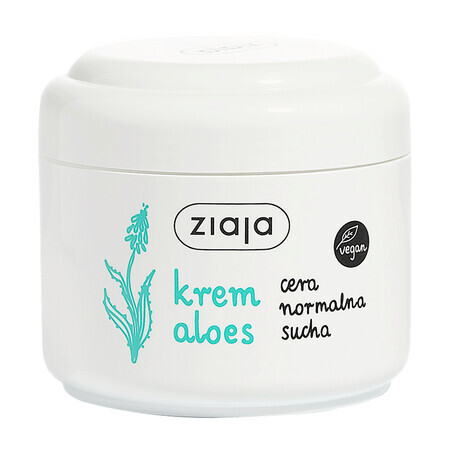 Ziaja Aloes, crème visage bio à l&#39;aloès, 100 ml