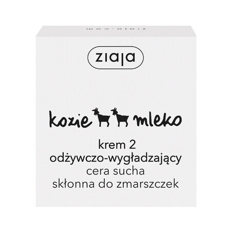 Ziaja Ziegenmilch Creme 2 Nährend, Glättend, Trockene Haut, 50ml