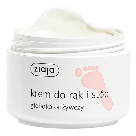 Ziaja Voeten, hand- en voetcrème, diep voedend, 50 ml