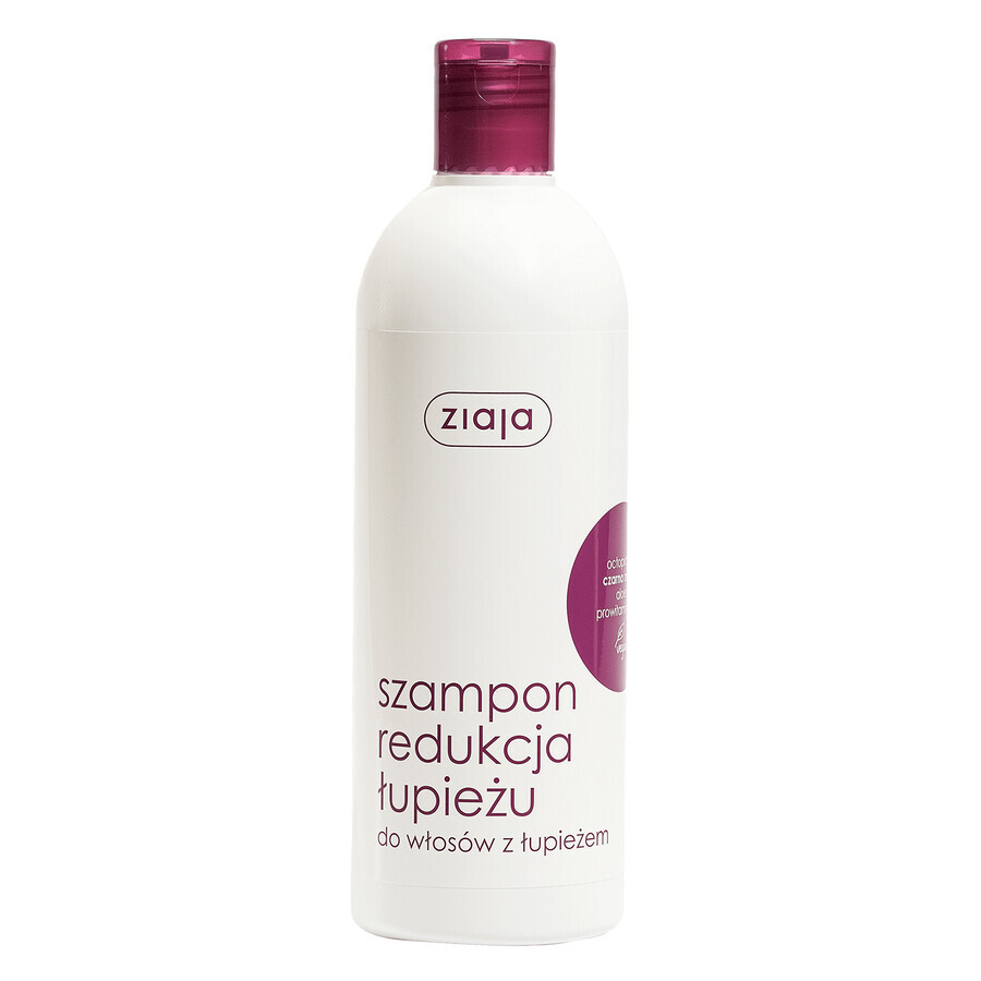 Ziaja, shampoing, réduction des pellicules, 400 ml