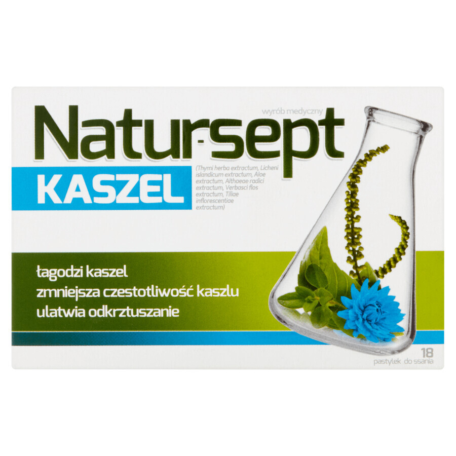 Natursept Hoest, 18 zuigtabletten