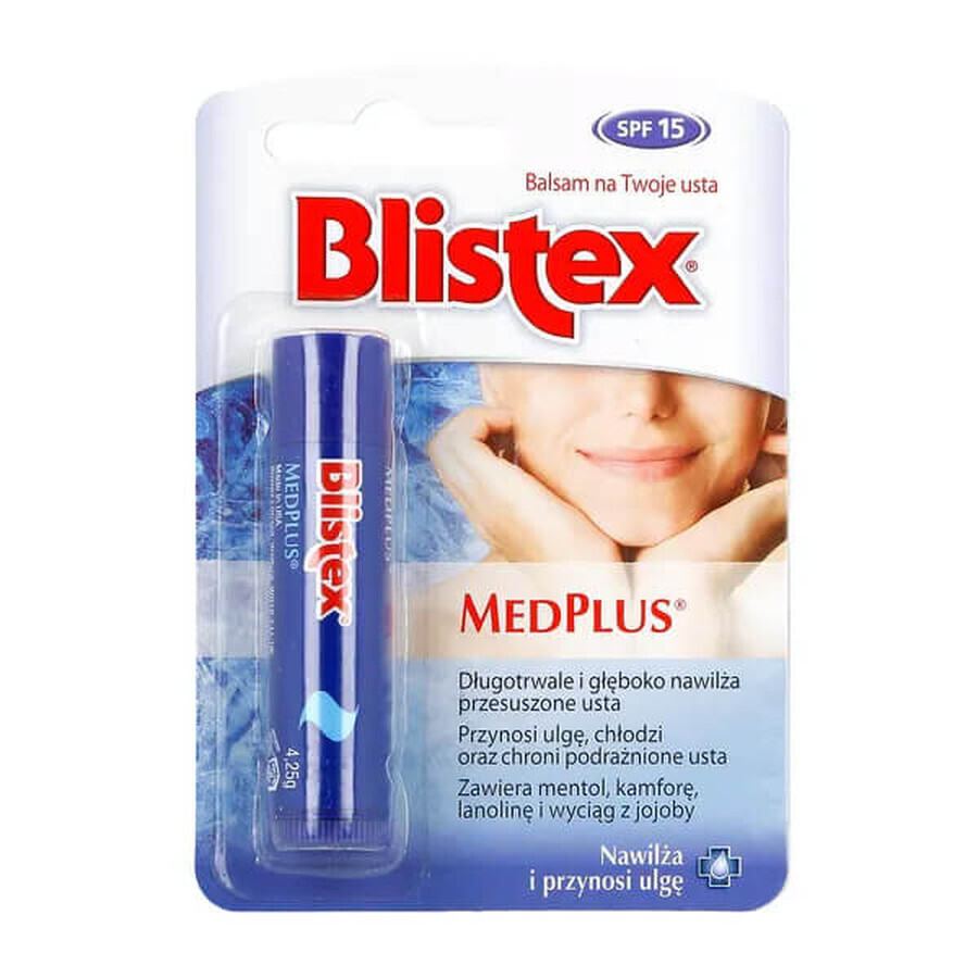 Blistex MedPlus, baume à lèvres, hydratant, 4,25 g