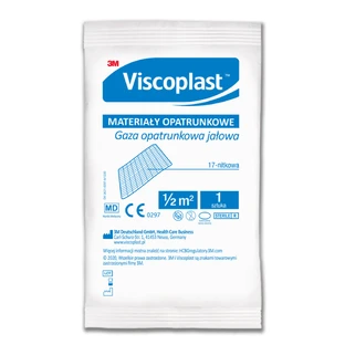 Viscoplast, tifon pentru pansamente, steril, cu filet 17, 1/2 m2, 1 bucată