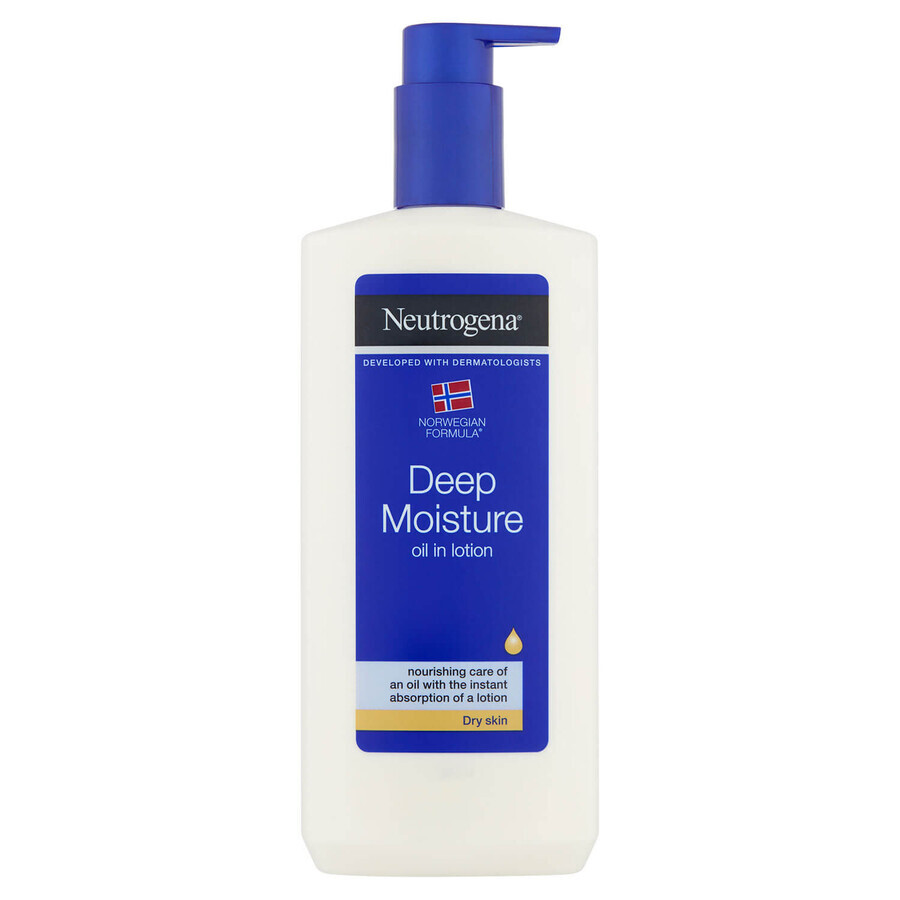 Neutrogena Norwegian Formula, diep hydraterende crème-emulsie met sesamolie, 400 ml