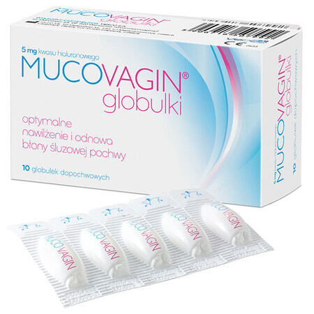 Mucovagin 5 mg, vaginal globules, 10 units