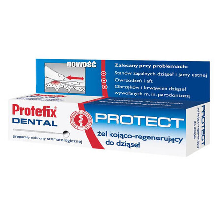 Gel per Gengive Protefix Protect, Lenitivo e Rigenerante, 10 ml