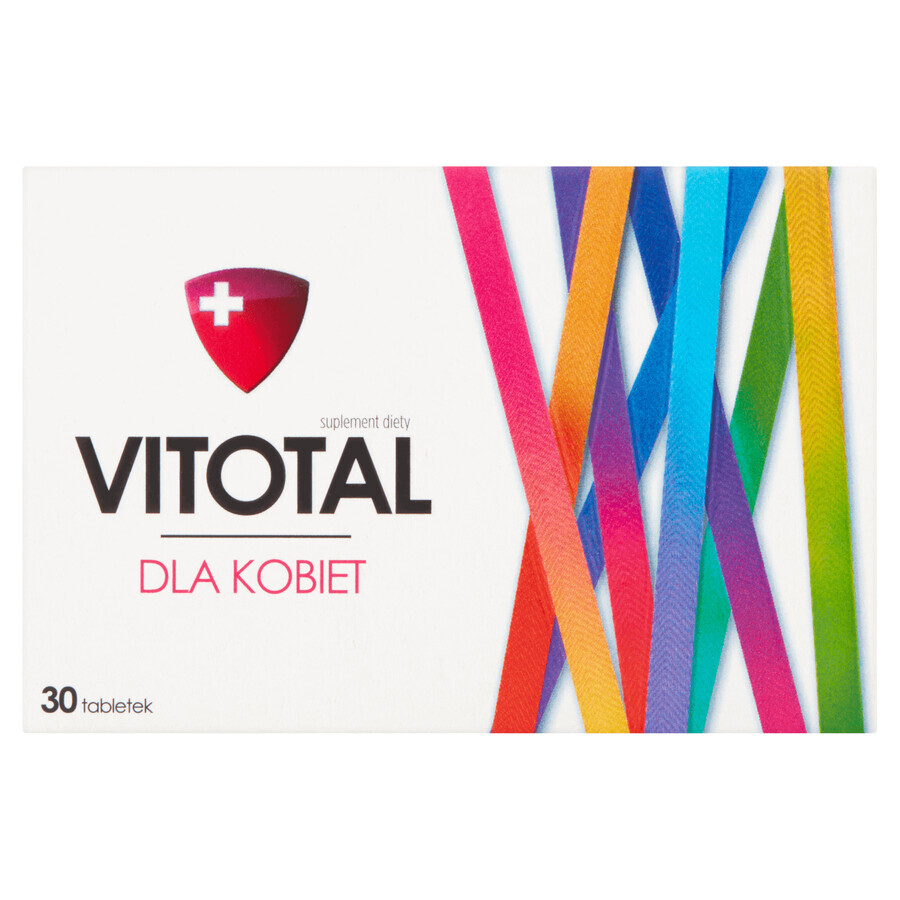 Vitotal dla kobiet, 30 tabletek - Dugi termin wanoci!